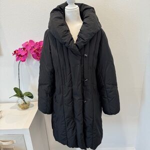 LARRY LEVINE Women’s Black Down Puffer Coat/Jacket Size XL